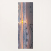 Hübscher Personalisierter Ozean Sunset Name Yoga M Yogamatte (Rückseite)