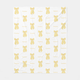 Hübscher Personalisierter Pfirsichhühner Feminine Fleecedecke