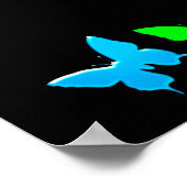 HÜBSCHER PERSONALISIERTER RAINBOW GYMNASTICS POSTE POSTER (Ecke)