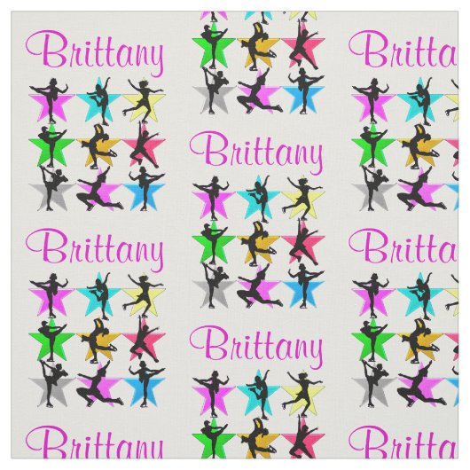 HÜBSCHER PERSONALISIERTER SKATER FABRIC STOFF (Muster)