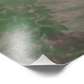 Hübscher Pfau Fotodruck (Ecke)