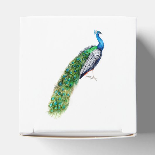 Hübscher Pfau Geschenkschachtel (Oben)