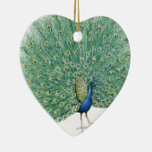 Hübscher Pfau Keramikornament (Rechts)