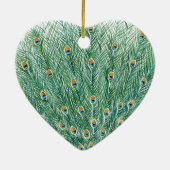 Hübscher Pfau Keramikornament (Hinten)