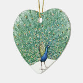Hübscher Pfau Keramikornament (Links)