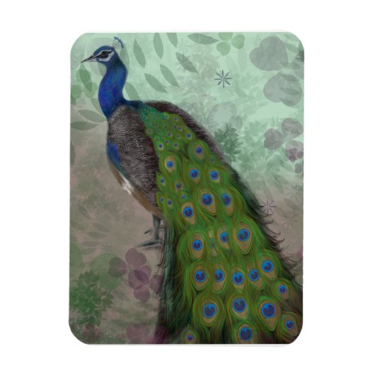 Hübscher Pfau Magnet (Vertikal)