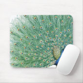 Hübscher Pfau Mousepad (Mit Mouse)