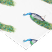 Hübscher Pfau Tischdecke (Schrägansicht)