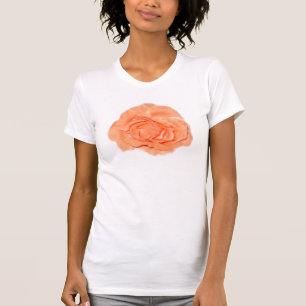 Hübscher Pfirsich-Rosen-Behälter T-Shirt