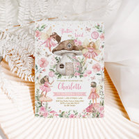 Hübscher Pink Forest Fairy Garden Girl Birthday