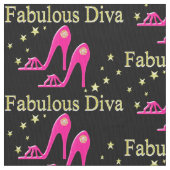 HÜBSCHER PINK HÖHE FABULOUS DIVA STOFF (Nahaufnahme)