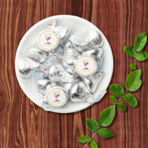 Hübscher Pink Themed Cocktail Geburtstag