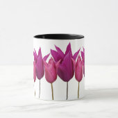 Hübscher Pink Tulpe floral Tasse (Zentrum)