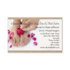 Hübscher pinkfarbener rosa Rosepedicure-Salon