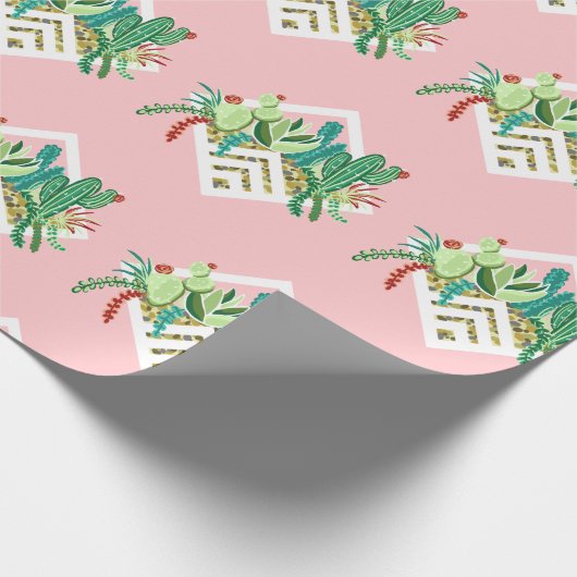 Hübscher Planet Geschenkpapier (Ecke)