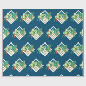 Hübscher Planet Geschenkpapier (Flach)