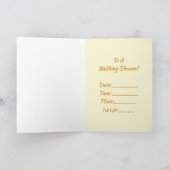 Hübscher Polterabend-Scroll Karte (Innenseite)