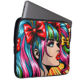 Hübscher Pop Art Comic Giro del Malcantone Laptopschutzhülle (Vorne Rechts)