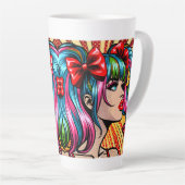 Hübscher Pop Art Comic Giro del Malcantone Milchtasse (Rechte Ecke)