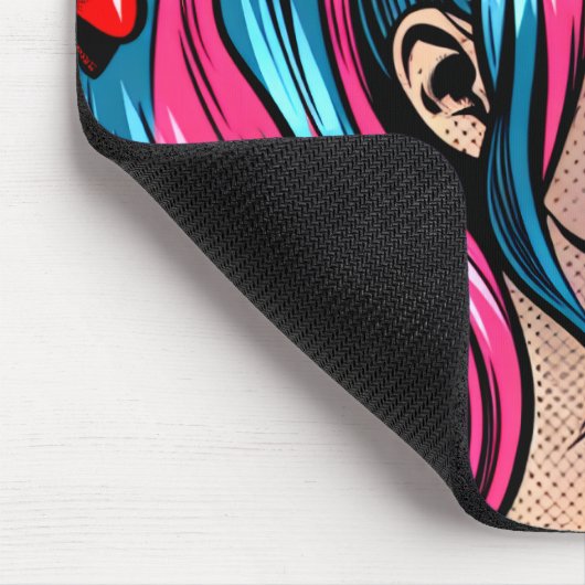 Hübscher Pop Art Comic Giro del Malcantone Mousepad (Ecke)