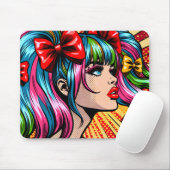 Hübscher Pop Art Comic Giro del Malcantone Mousepad (Mit Mouse)