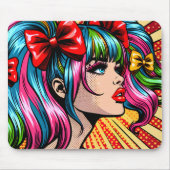 Hübscher Pop Art Comic Giro del Malcantone Mousepad (Vorne)