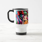 Hübscher Pop Art Comic Giro del Malcantone Reisebecher (Links)