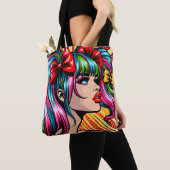 Hübscher Pop Art Comic Giro del Malcantone Tasche (Von Nahem)