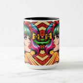 Hübscher Pop Art Comic Giro del Malcantone Tasse (Zentrum)