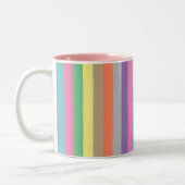 Hübscher Pop Kunst Blumendesign Kaffeemaschine Tas Zweifarbige Tasse (Links)