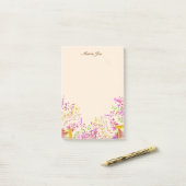 Hübscher Post-it Klebezettel (Auf Schreibtisch)