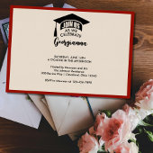 Hübscher Postgraduate Folieneinladung