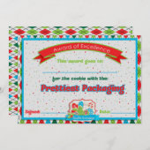 Hübscher Preis für die Verpackung von Cookies (Vorne/Hinten)