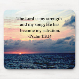 HÜBSCHER PSALM 118 14 SONNENSCHLAG ÜBER DEM OZEAN MOUSEPAD