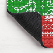 Hübscher Pullover Glocken Xmas Rentiere Krockett Mousepad (Ecke)