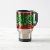 Hübscher Pullover Glocken Xmas Rentiere Krockett Reisebecher (VorderseiteRechts)