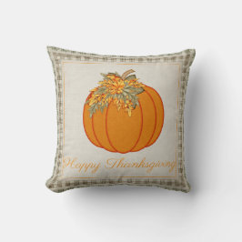 Hübscher Pumpkin glücklich Thanksgiving Throw Kiss Kissen