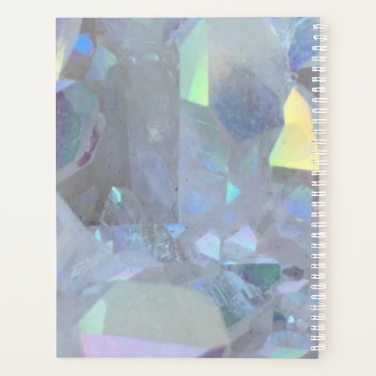 Hübscher Quarz Crystal Business Planner Planer (Rückseite)