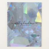 Hübscher Quarz Crystal Business Planner Planer (Vorderseite)