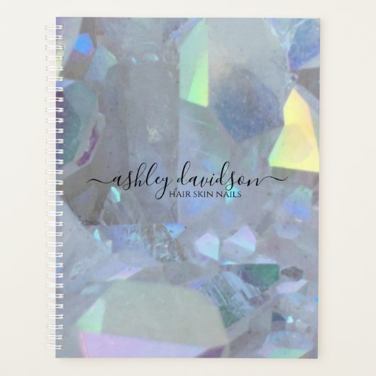 Hübscher Quarz Crystal Business Planner Planer (Vorderseite)