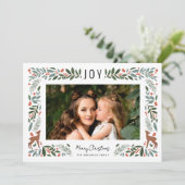 Hübscher Rahmen | Weihnachten im Weißen Foto (Stehend Vorderseite)