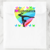 HÜBSCHER RAINBOTER I LIEBE GYMNASTICS STICKER (Tasche)