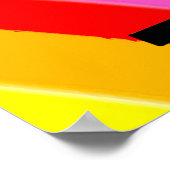 HÜBSCHER RAINBOURINSPIRATIONALER GYMNAST-QUOTE POSTER (Ecke)