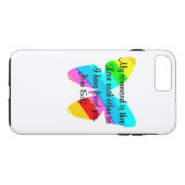 HÜBSCHER RAINBOW-BUTTERFLY Case-Mate iPhone HÜLLE (Rückseite (Horizontal))