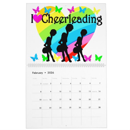 HÜBSCHER RAINBOW I LIEBE KALENDER (Feb 2026)