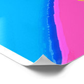 HÜBSCHER RAINBOW I LIEBE TANZEN PARTY WAREN POSTER (Ecke)