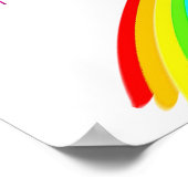 HÜBSCHER RAINBOW UND CROSS JEREMIAH 29:11 CUSTOM POSTER (Ecke)