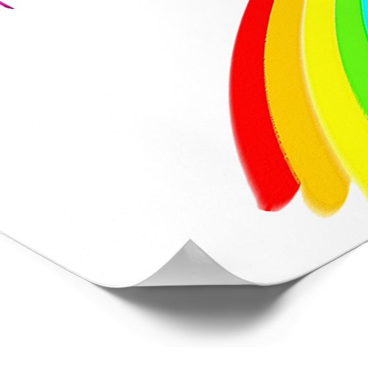 HÜBSCHER RAINBOW UND CROSS JEREMIAH 29:11 CUSTOM POSTER (Ecke)