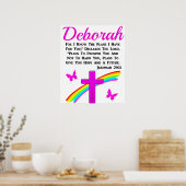 HÜBSCHER RAINBOW UND CROSS JEREMIAH 29:11 CUSTOM POSTER (Küche)