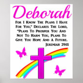 HÜBSCHER RAINBOW UND CROSS JEREMIAH 29:11 CUSTOM POSTER (Vorne)
